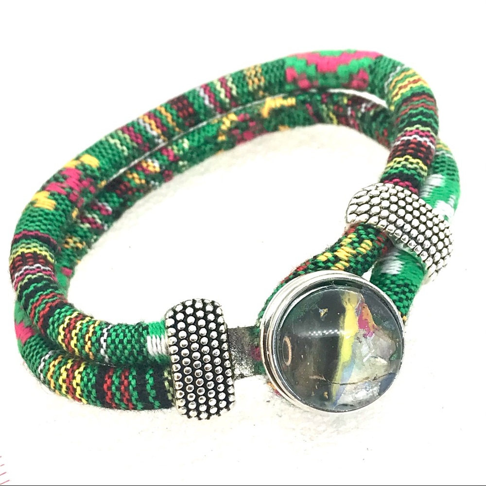 Bracelet Cotton Noosa Handmade 20mm snap SB20